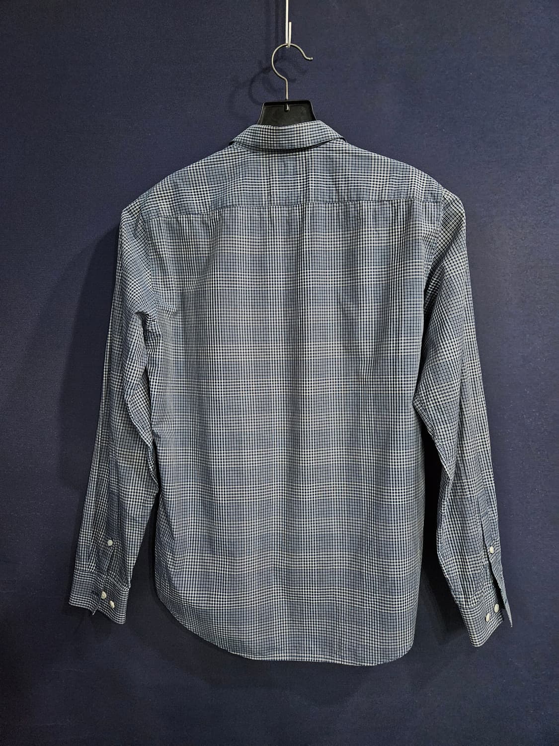 띠어리 스트라이프 체크 남성 슬림핏 100 긴팔셔츠  상품이미지2