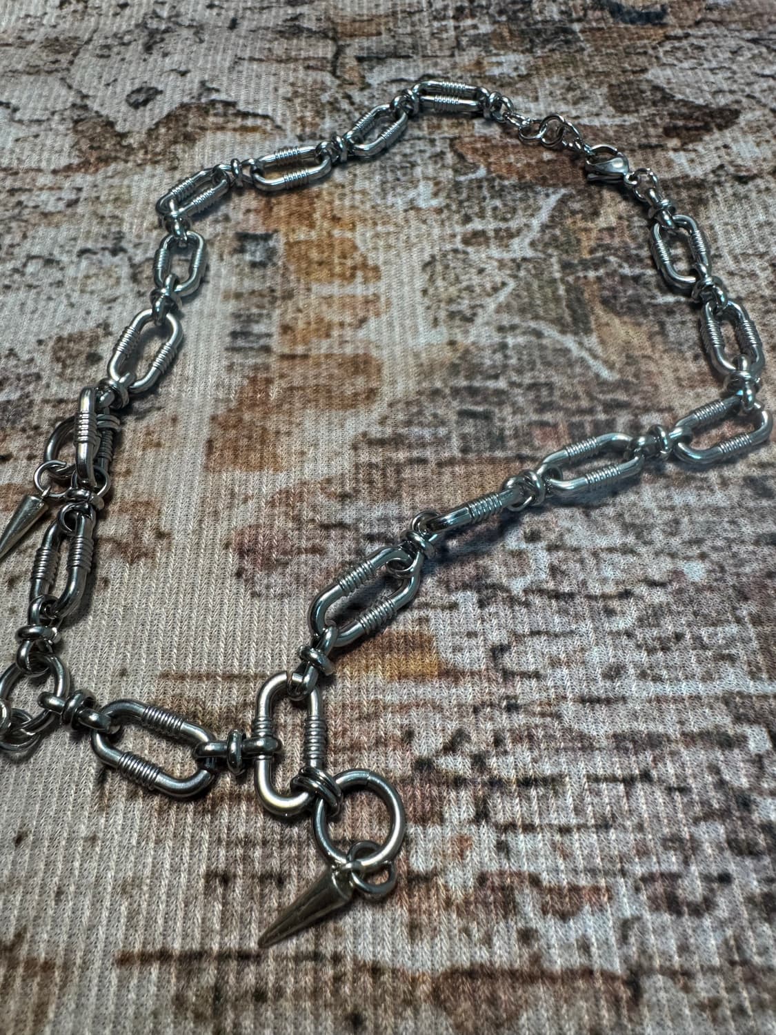 Vintage Cross Chain Necklace 상품이미지4