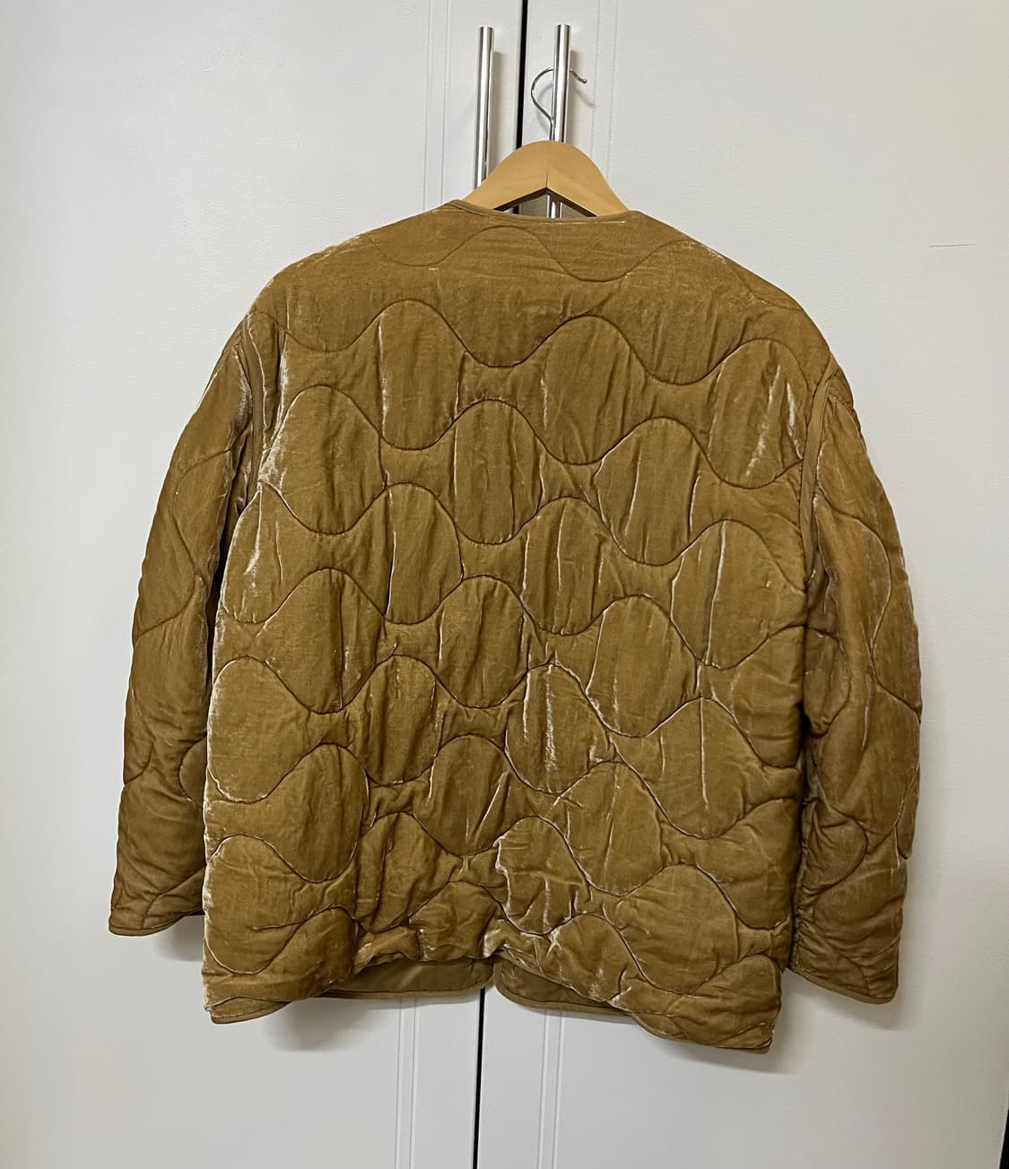 산드로 벨벳 퀼팅 패딩 상품이미지7