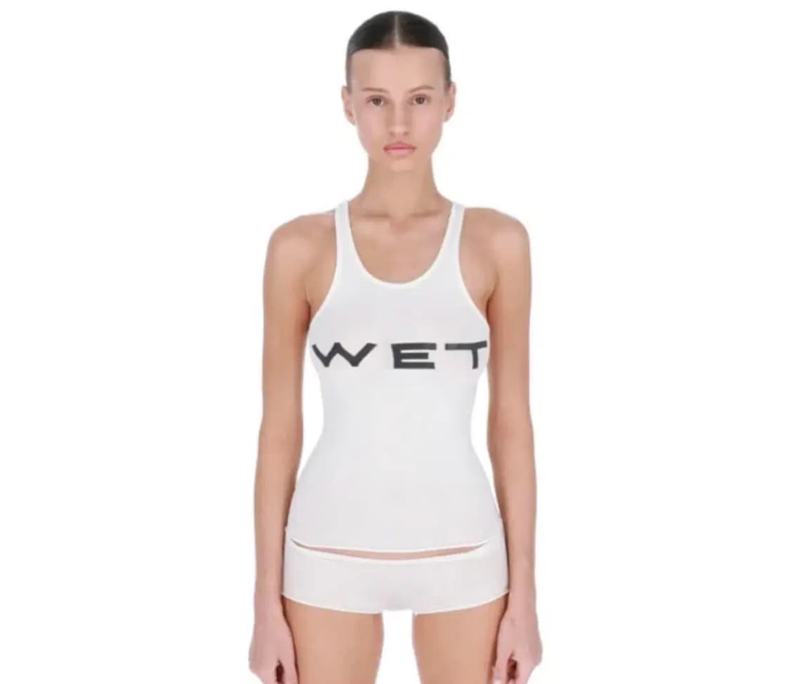 Yzy mowalola wet tank 이지 나시 상품이미지1