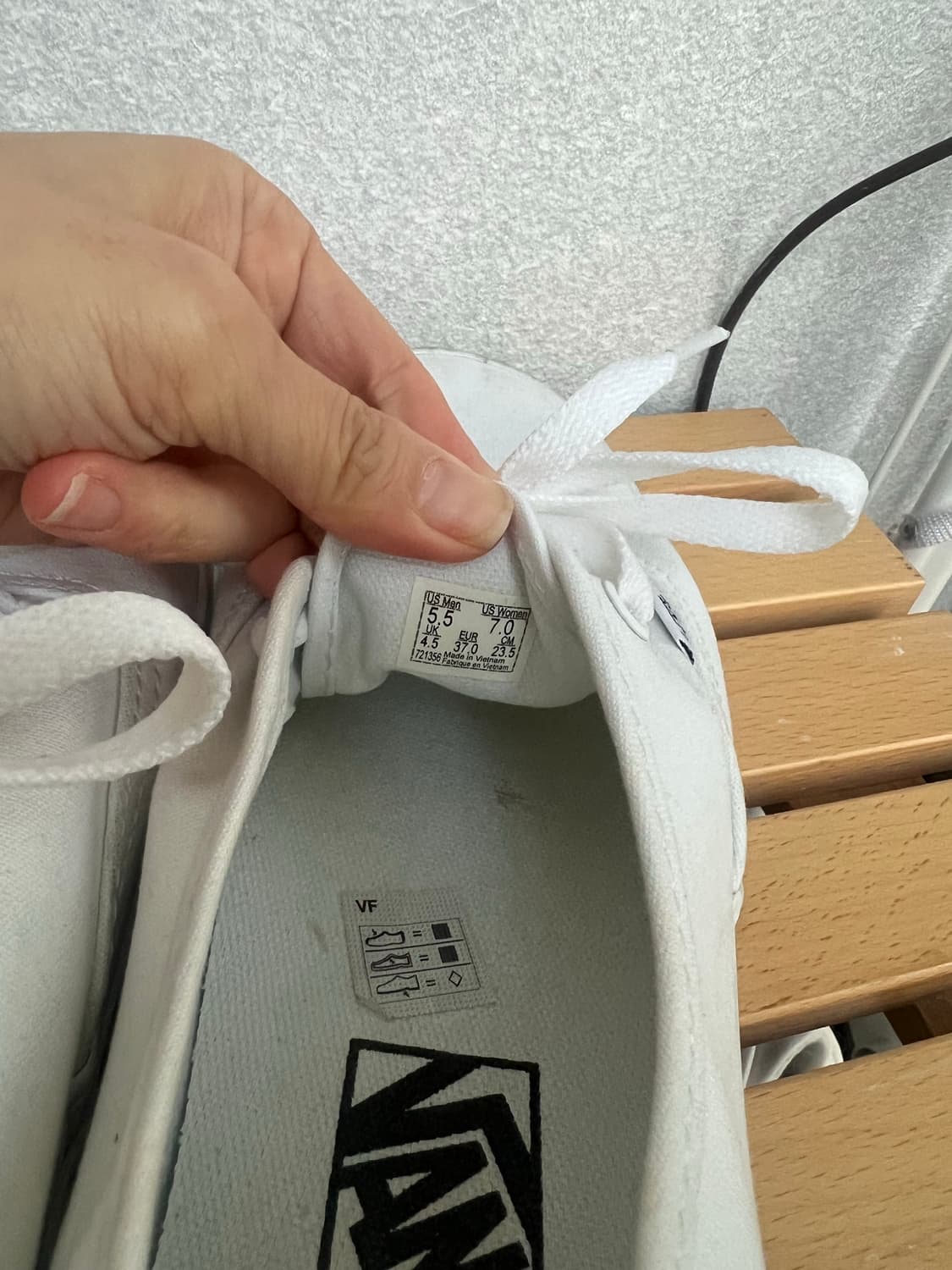 반스 어센틱 화이트 (235mm) 상품이미지4