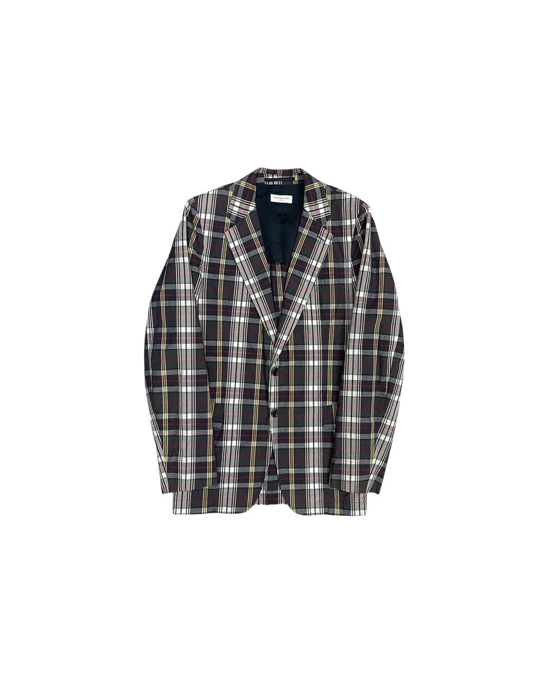 드리스 반 노튼 플레이드 체크 블레이저 상품이미지4