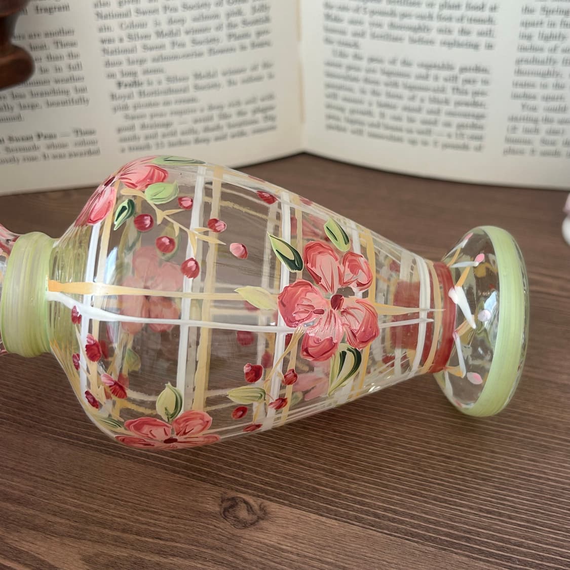 핸드페인티드 미국 빈티지 화병 꽃병  상품이미지6