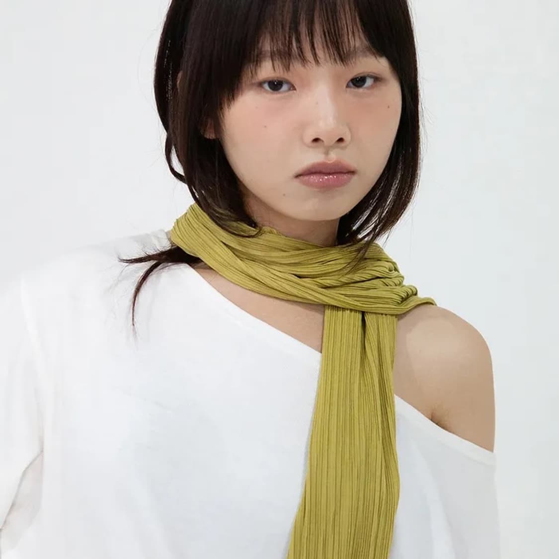 long scarf_olive 상품이미지1