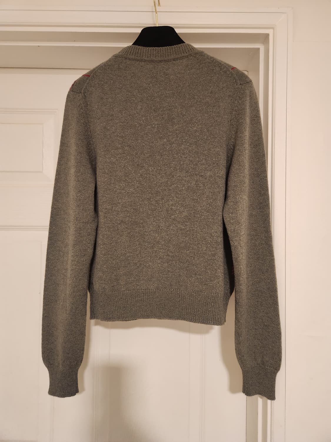 (정품)샤넬 배리 BARRIE  핑크 타탄 캐시미어 니트 상품이미지3