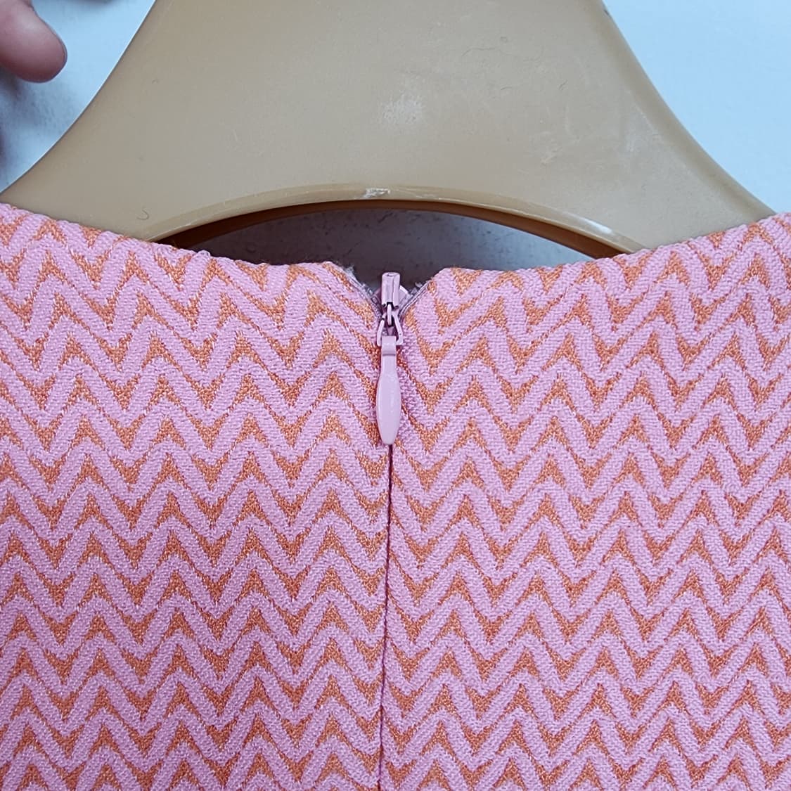 핑크 트위드 더블 버튼 원피스 상품이미지6