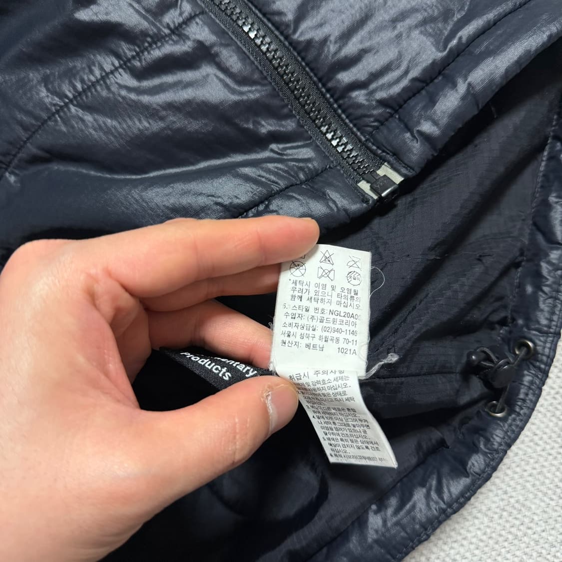 노스페이스 나일론 경량패딩 자켓 상품이미지4