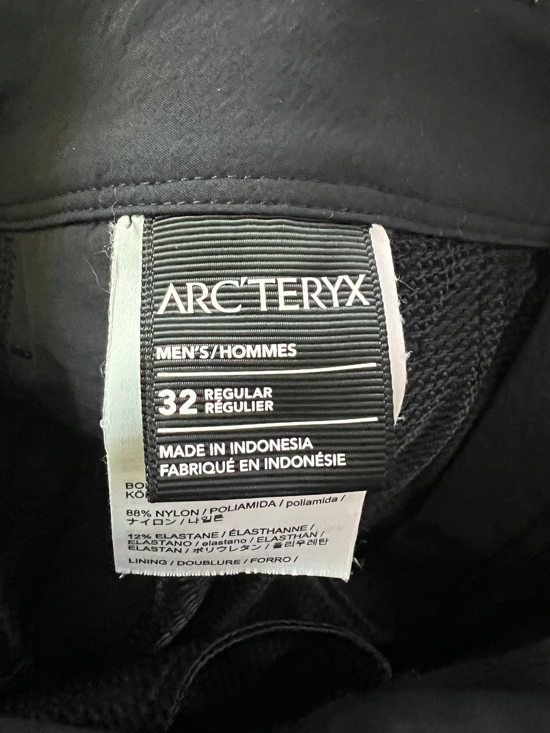 아크테릭스 람파트 팬츠 블랙 32-R (패치수선) 상품이미지2