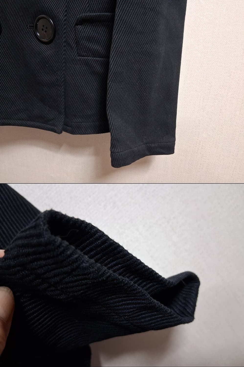 LIMI feu 리미 푸 데님쟈켓 S 퍼프소매 두꺼운 데님 골지텍스처  상품이미지6