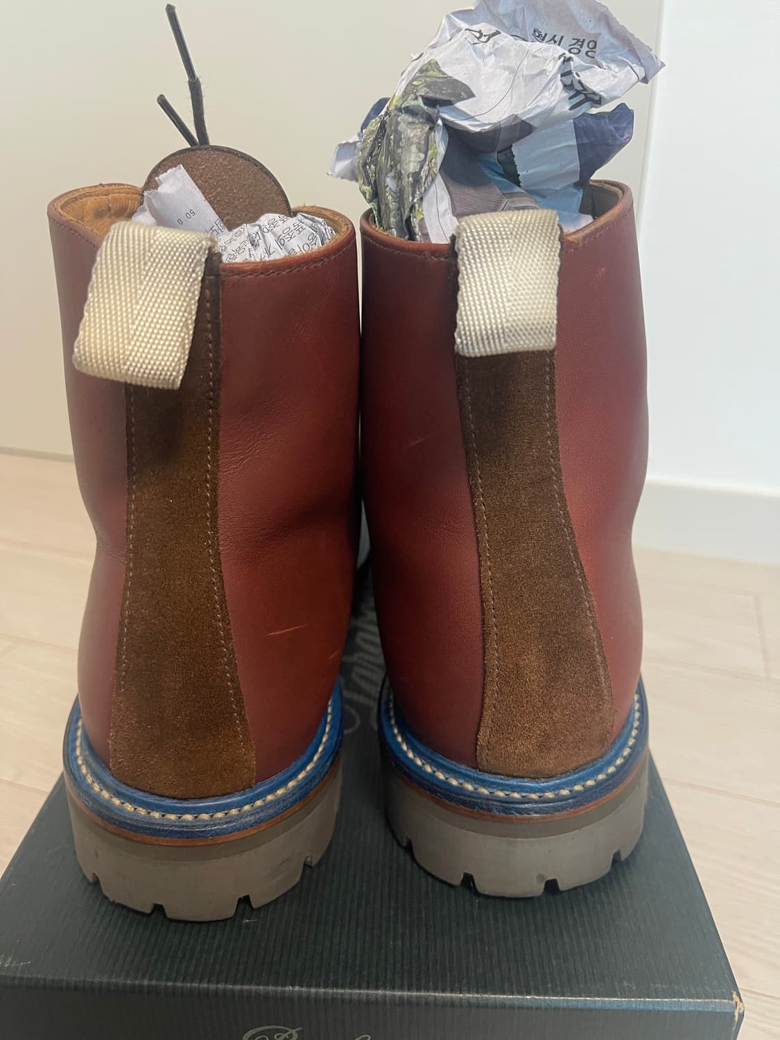 마크 맥네어리 Tan Waxy Snuff Suede Derby Boot  상품이미지10