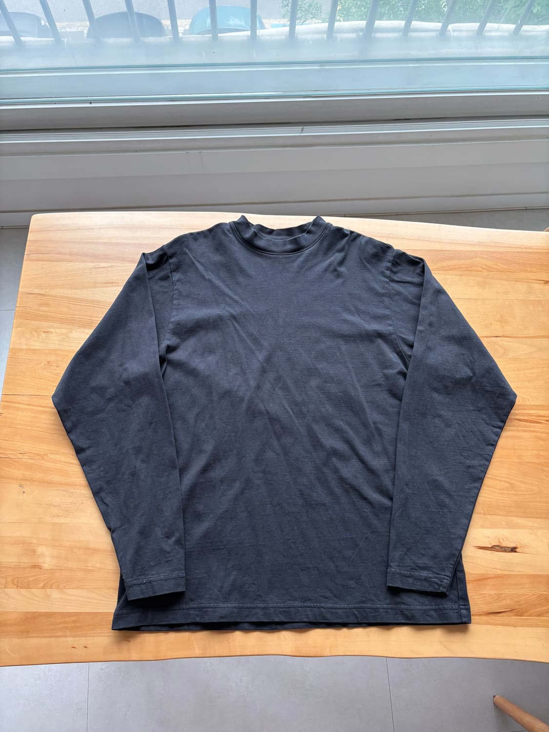 YEEZY GAP 모크넥 롱슬리브 블랙 S 상품이미지2