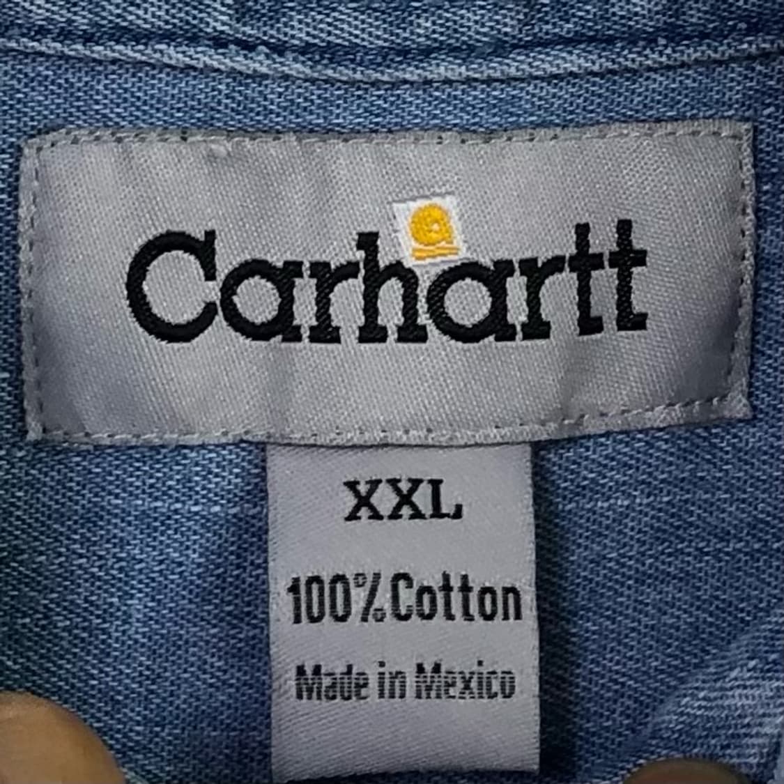 Xxl 칼하트 데님 셔츠 상품이미지3