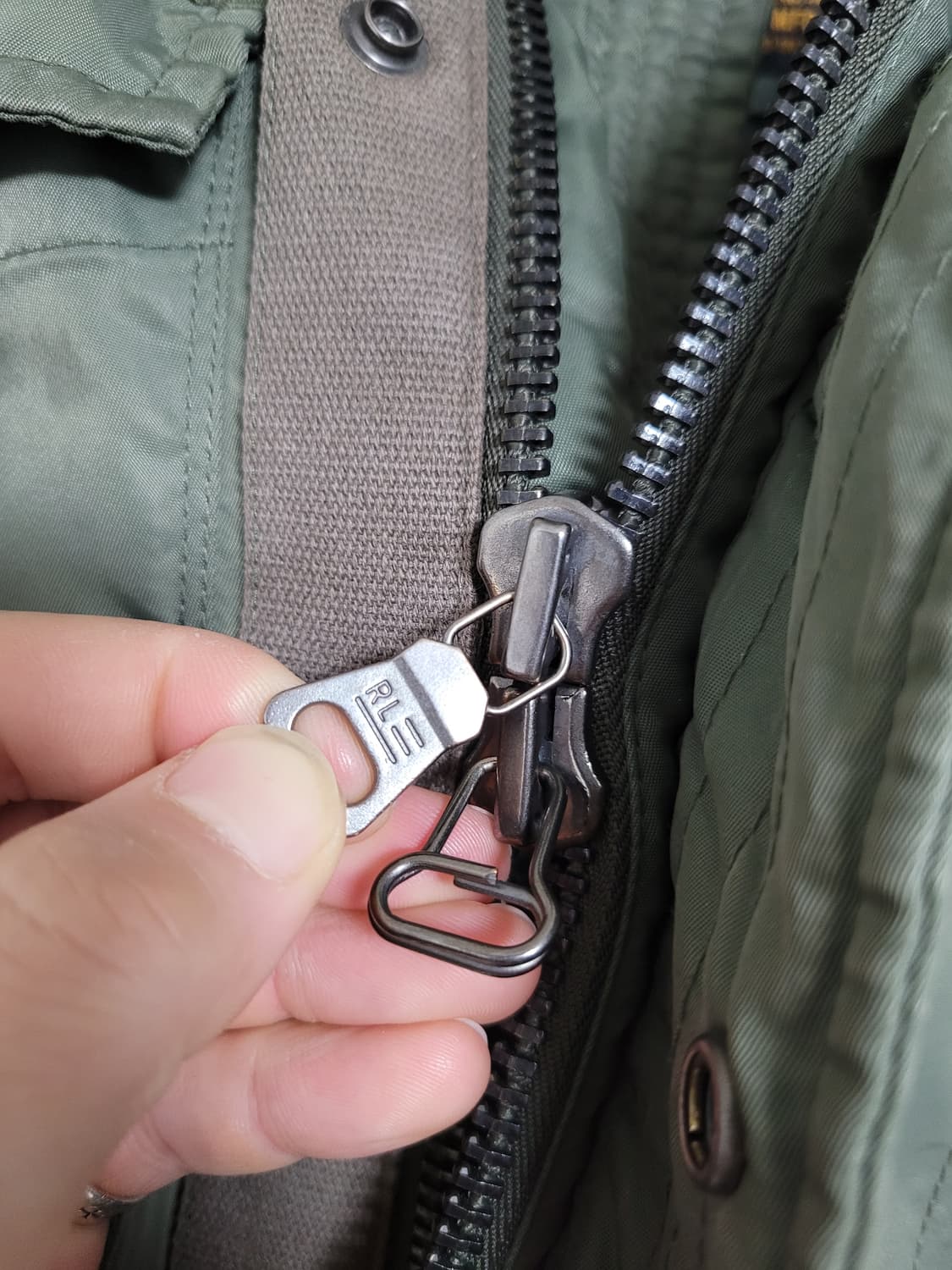 90s 폴로 진스 MA-1 다운 점퍼 자켓 상품이미지6