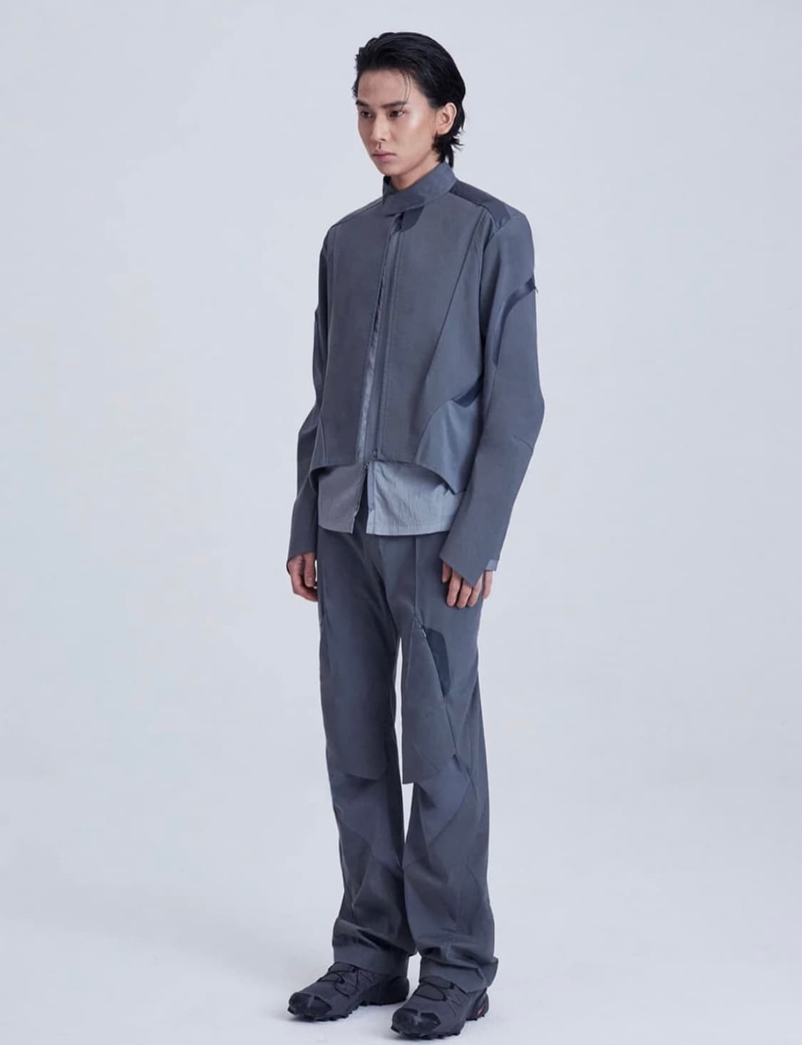 에이시넥틱스 블레이저 자켓 차콜 혜인서 상품이미지2
