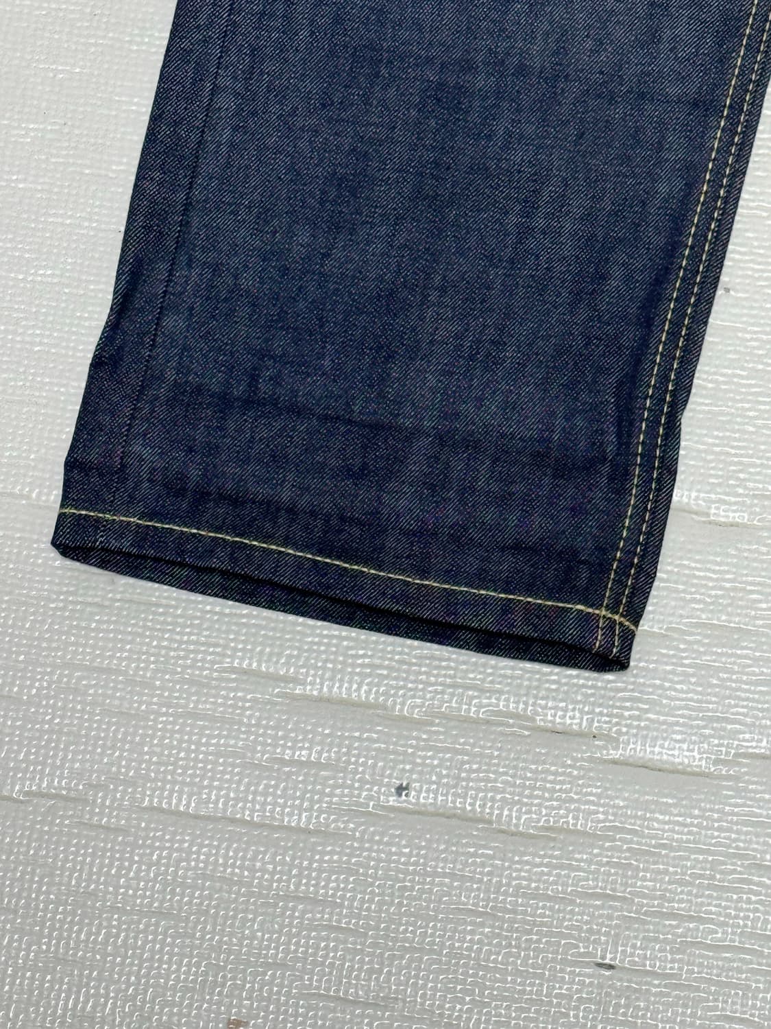 [M] 유니폼브릿지 셀비지 데님 팬츠 - 딥 인디고 상품이미지3