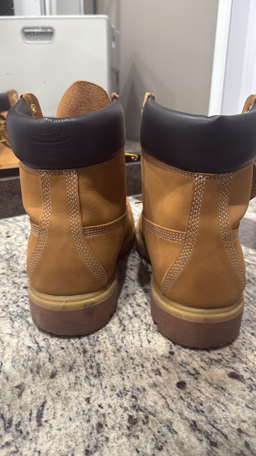 팀버랜드 프리미엄 6인치 워터프루프 부츠 위트 누벅 - 와이드 상품이미지4