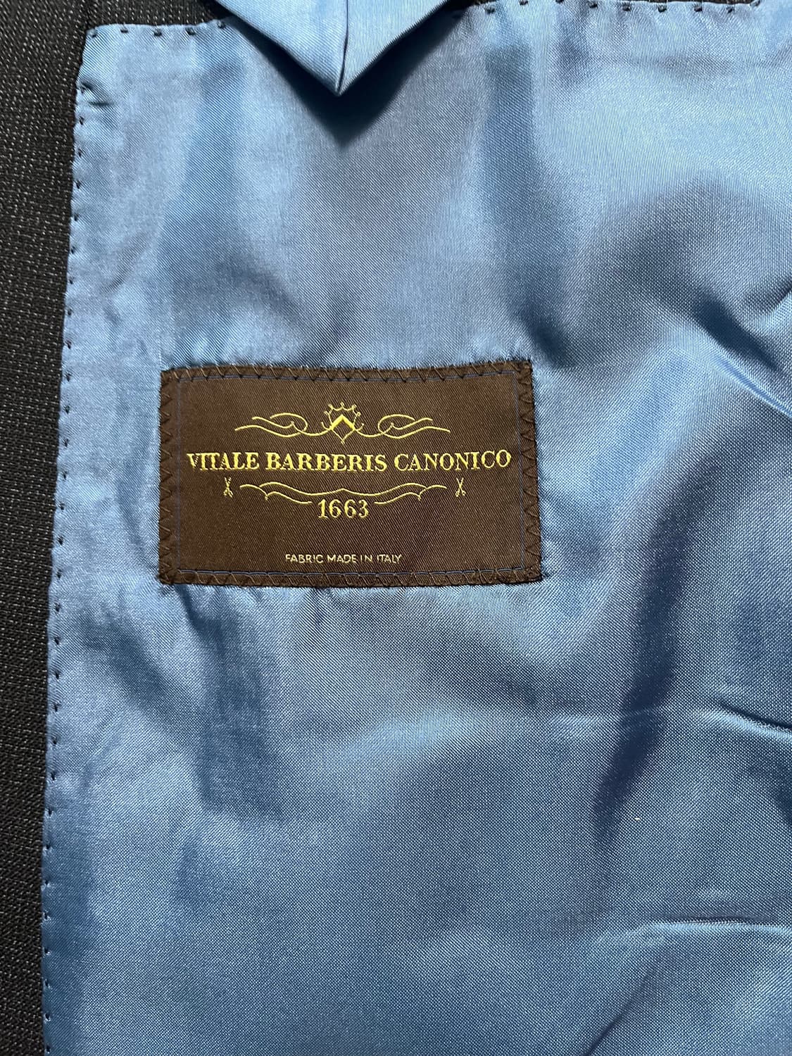 캠브리지 멤버스 까노니코원단 네이비 남성 정장 상하의 세트 상품이미지3