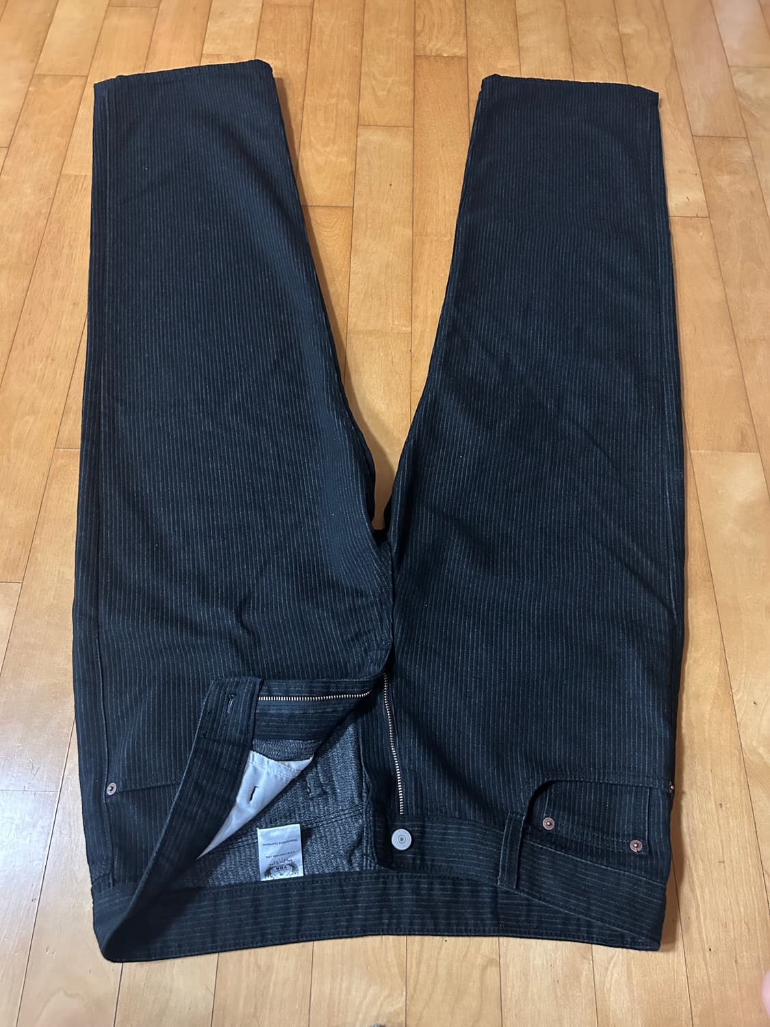 003 Railroad Denim Pants (Black) 상품이미지3