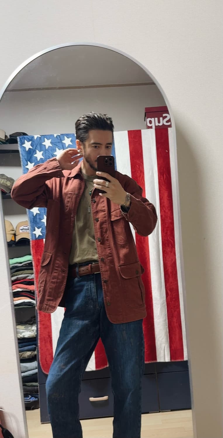 빈티지 프렌치 워크자켓 French Work jacket 워크웨어[XL] 상품이미지1