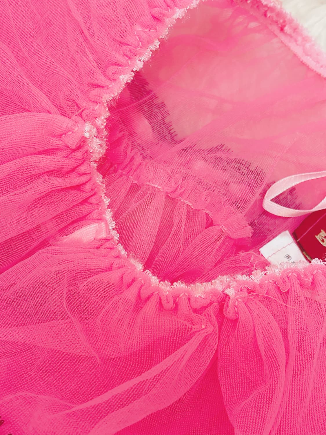 BODYLINE hotpink lace mini tutu skirt 상품이미지5