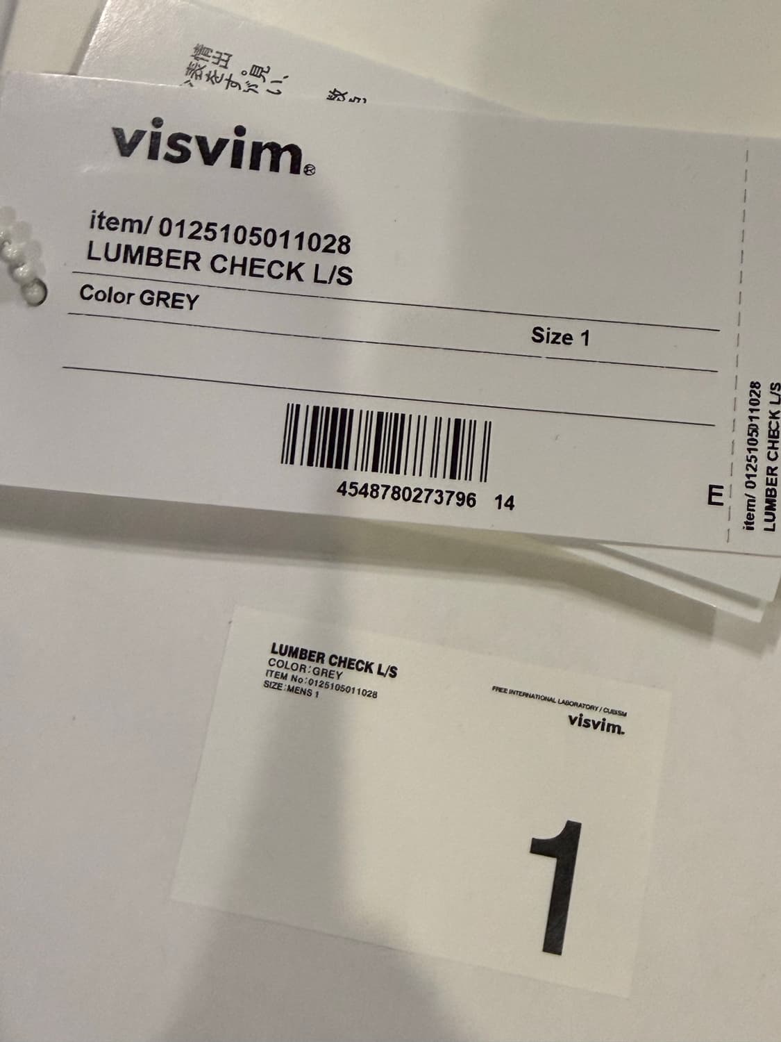 [1] 비즈빔 럼버 체크 셔츠 25ss 상품이미지3