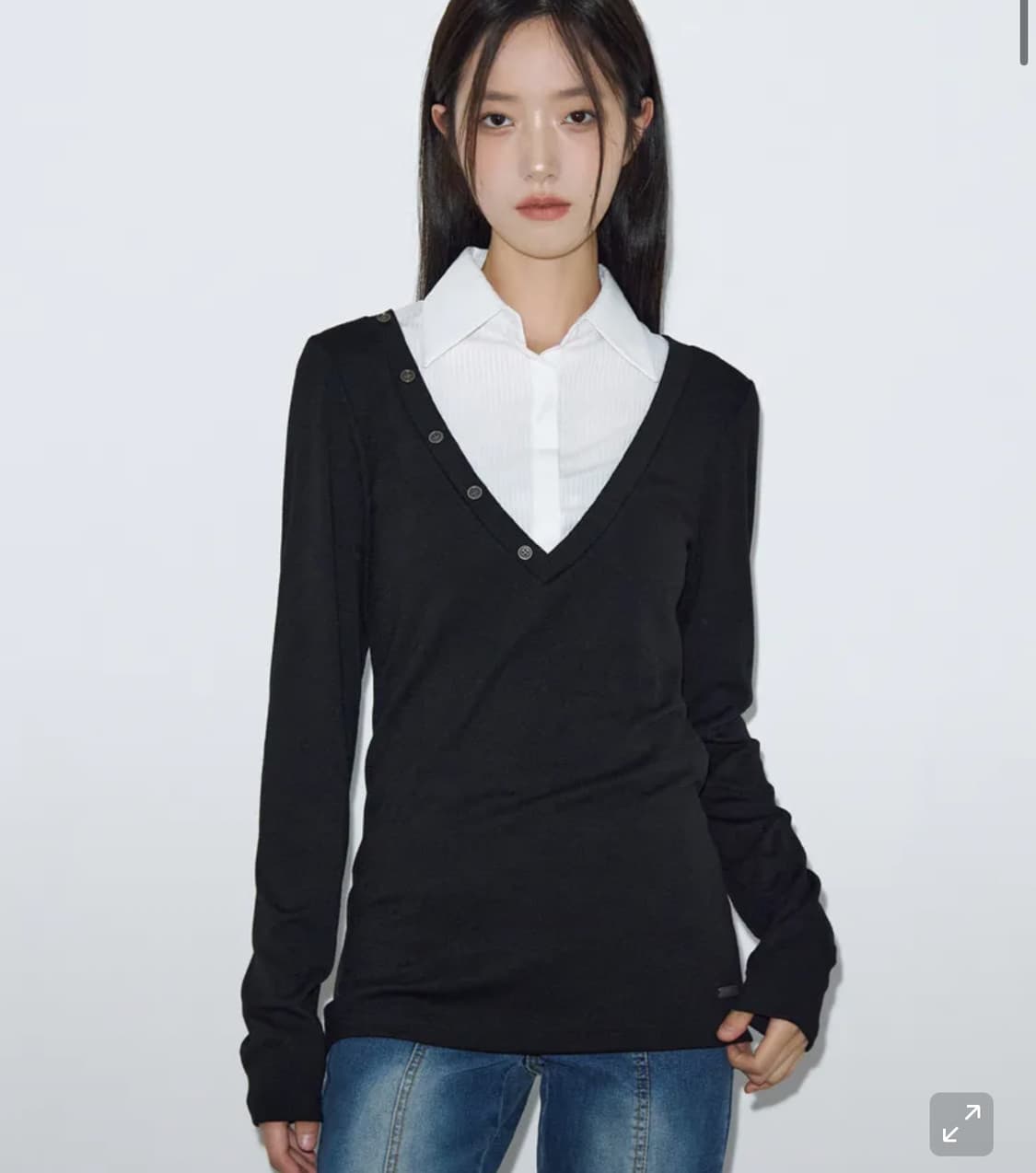 헬레네파리스 셔츠 레이어드 롱 슬리브 상품이미지1