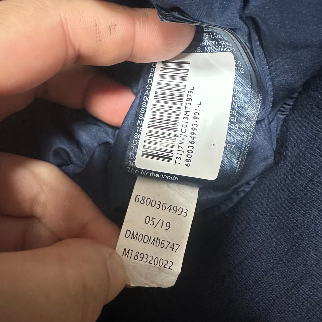 ✨ (바배) 타미 힐피거 컬러블록 패딩 자켓 상품이미지4