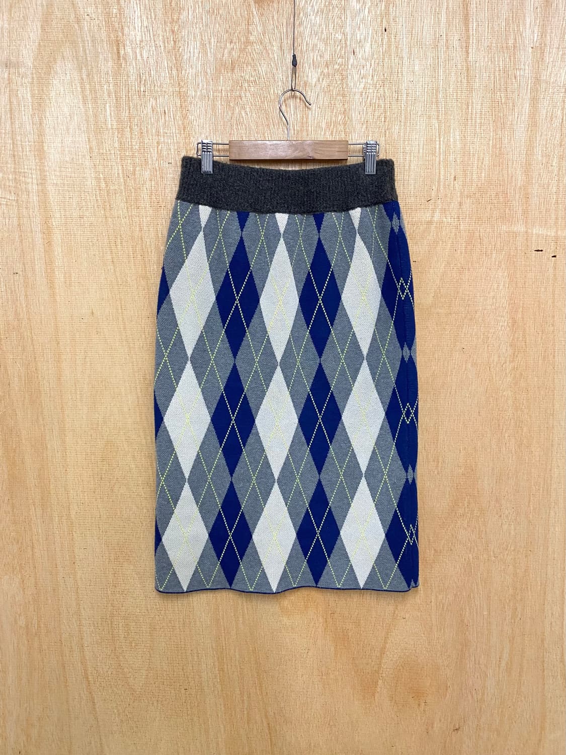 RAY BEAMS argyle knit skirt 레이 빔즈 아가일 치마 상품이미지2