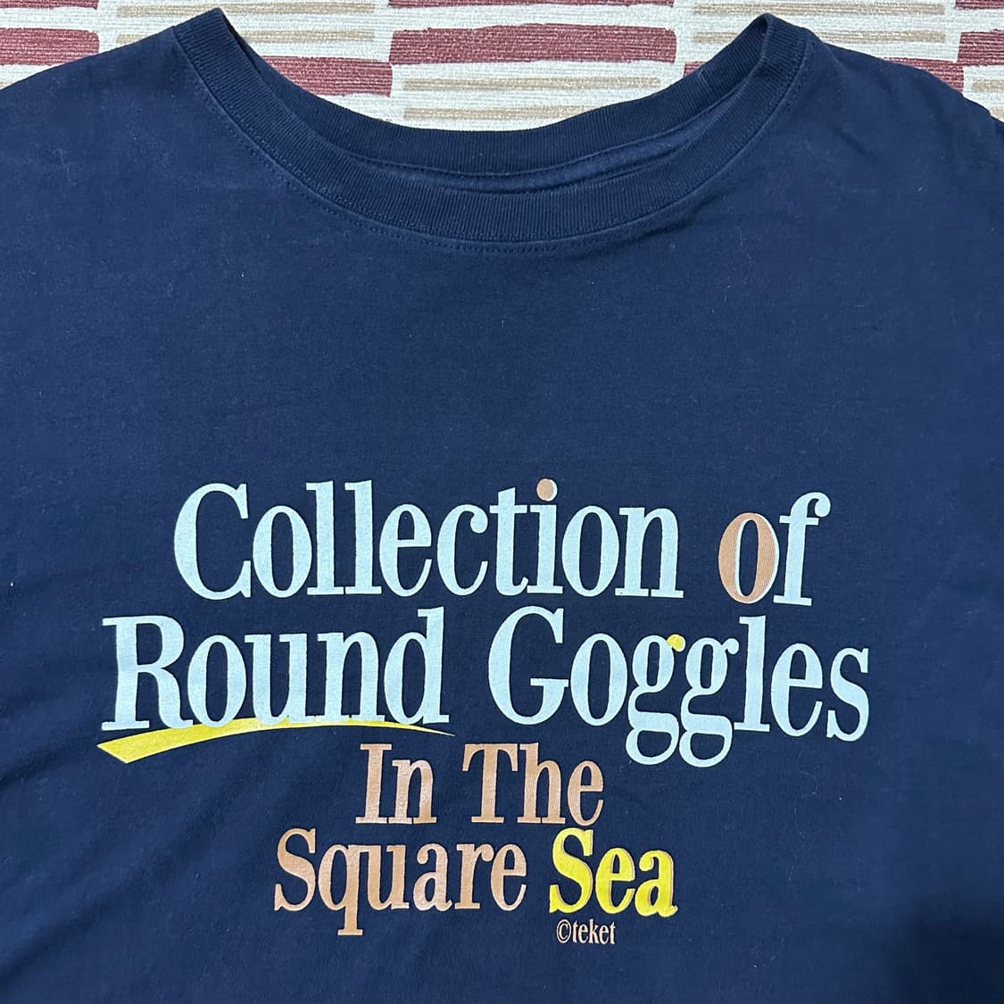 TEKET 테켓 반팔 티셔츠 네이비 SIZE L 상품이미지4