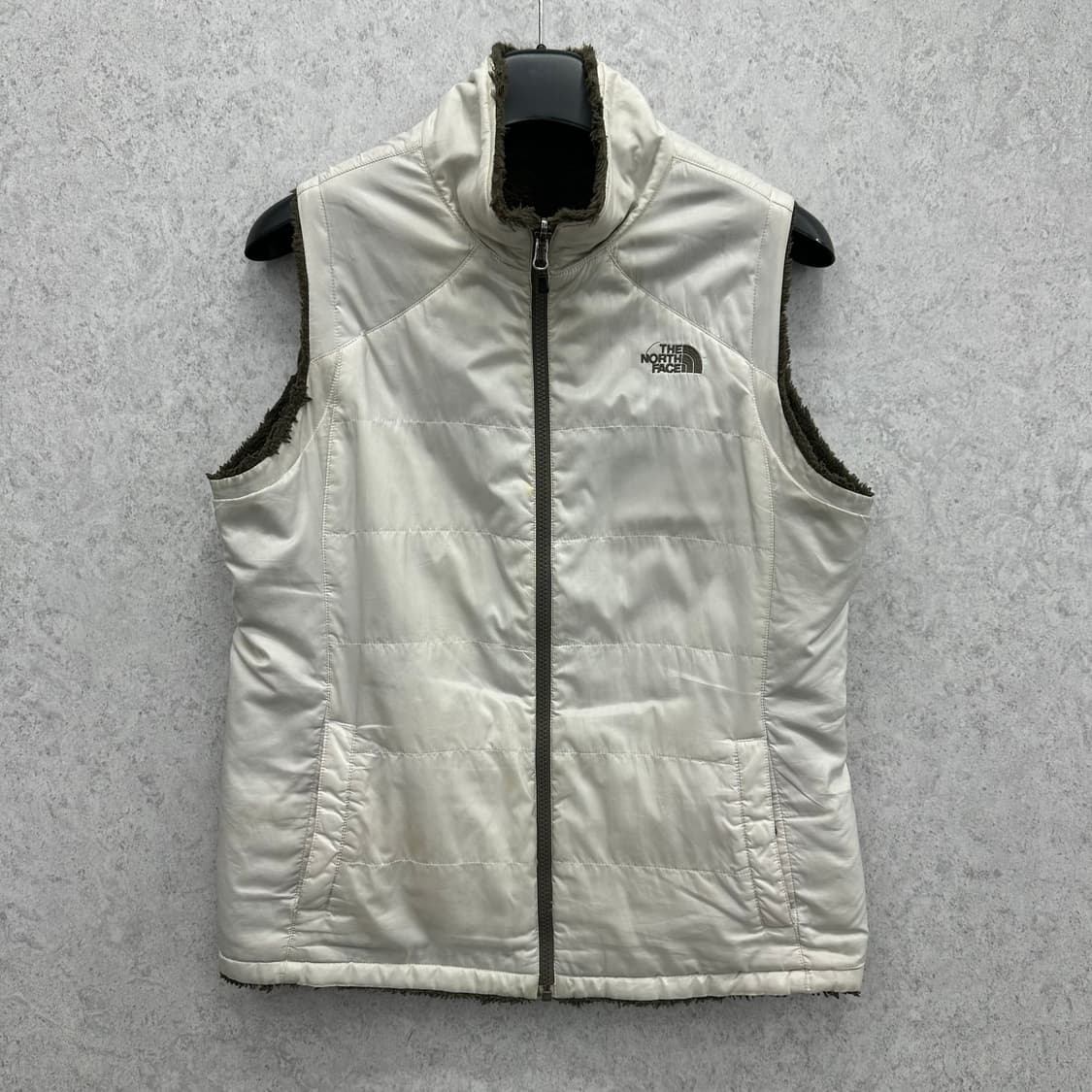 100 노스페이스 남자 양면 리버서블 털후리스 조끼 상품이미지2