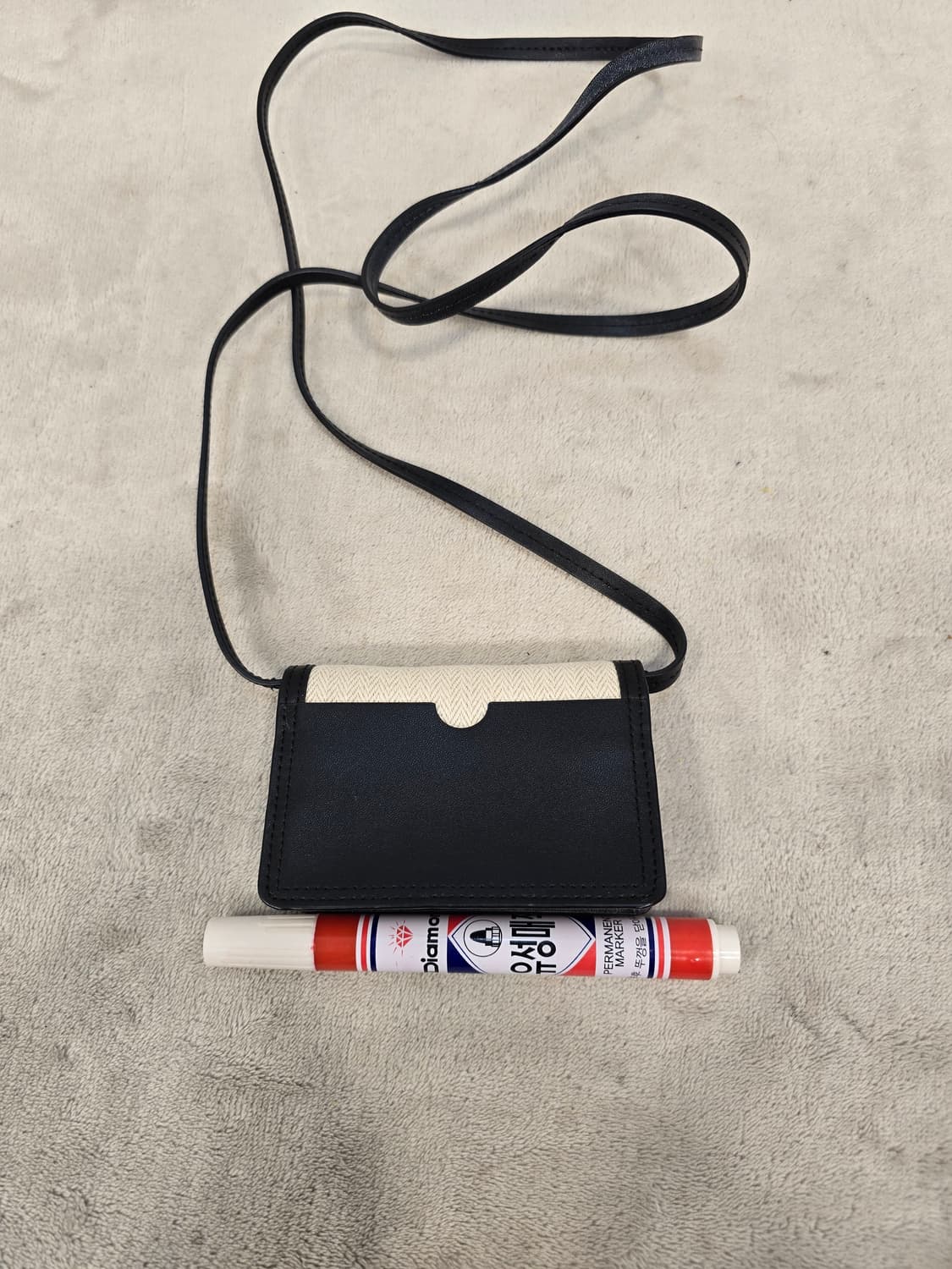 거의새거) 드파운드 타운백 미니월렛 헤링본 아이보리 카드지갑 상품이미지4