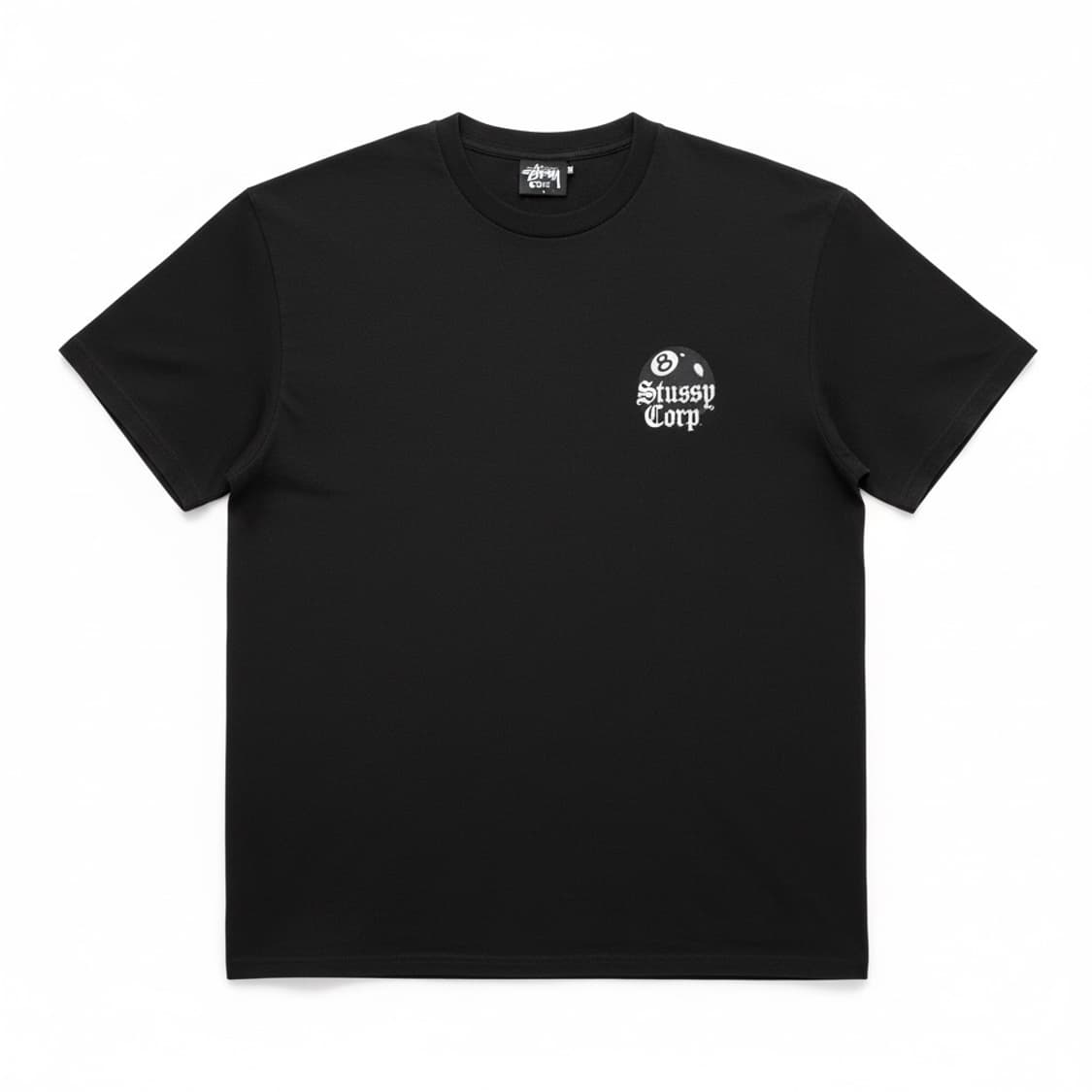 스투시 8볼 Corp 블랙 반팔 티셔츠 XL 상품이미지1