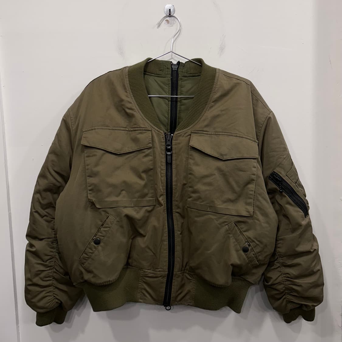 미공군 ST 프론트백라인 크롭 ma-1 항공점퍼 상품이미지2