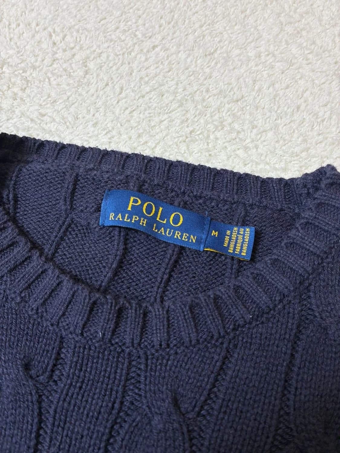 폴로 랄프로렌 코튼 꽈배기 니트 PN6854 상품이미지6