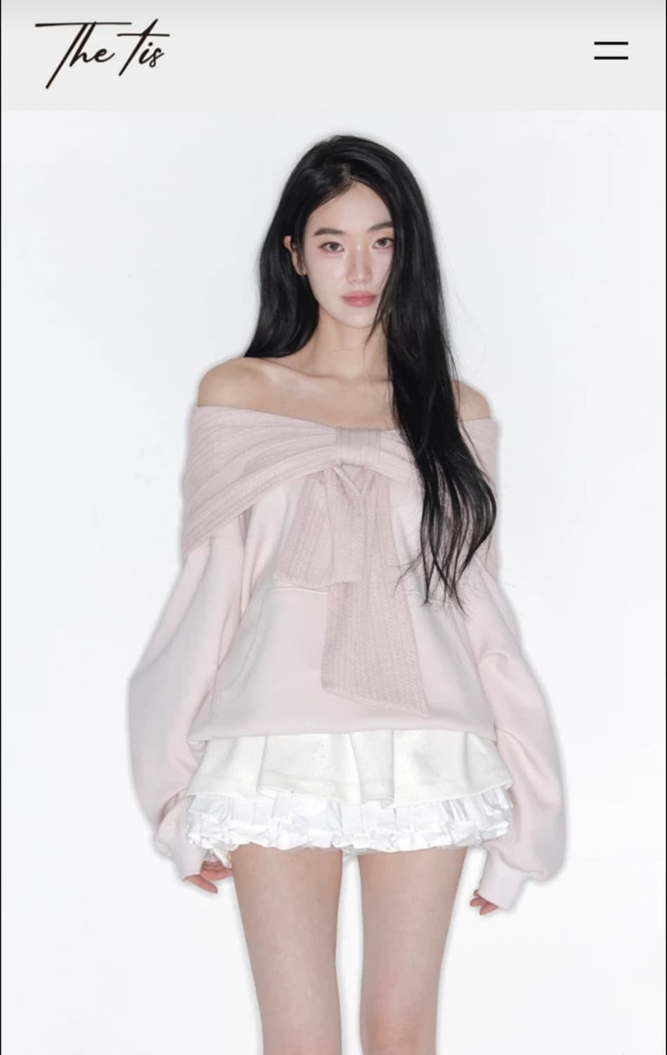 [미개봉] 더티스 리본후드 핑크 상품이미지1