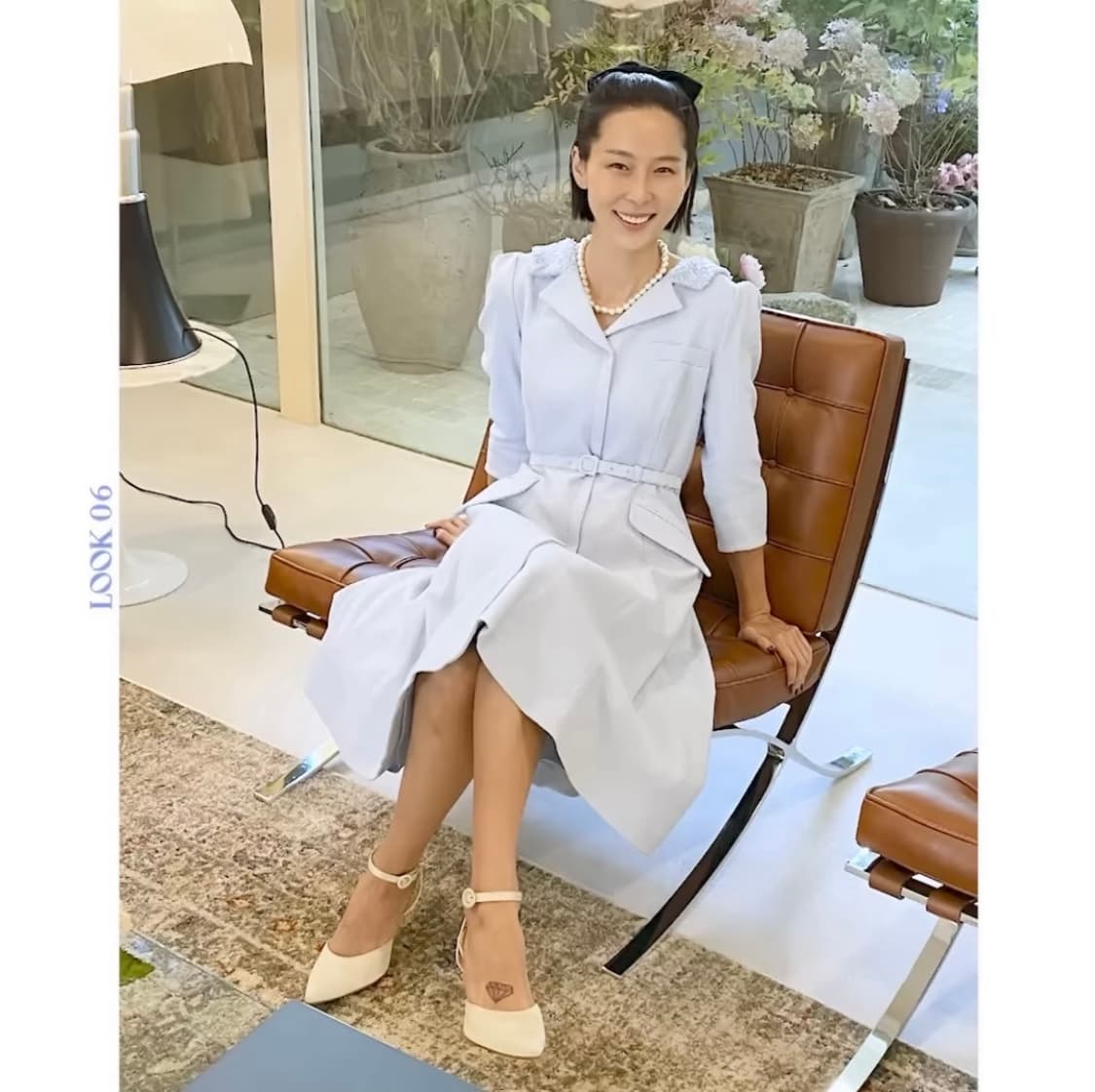 브라이드앤유 다이애나 원피스 페일 블루 [김나영 착용] 상품이미지3