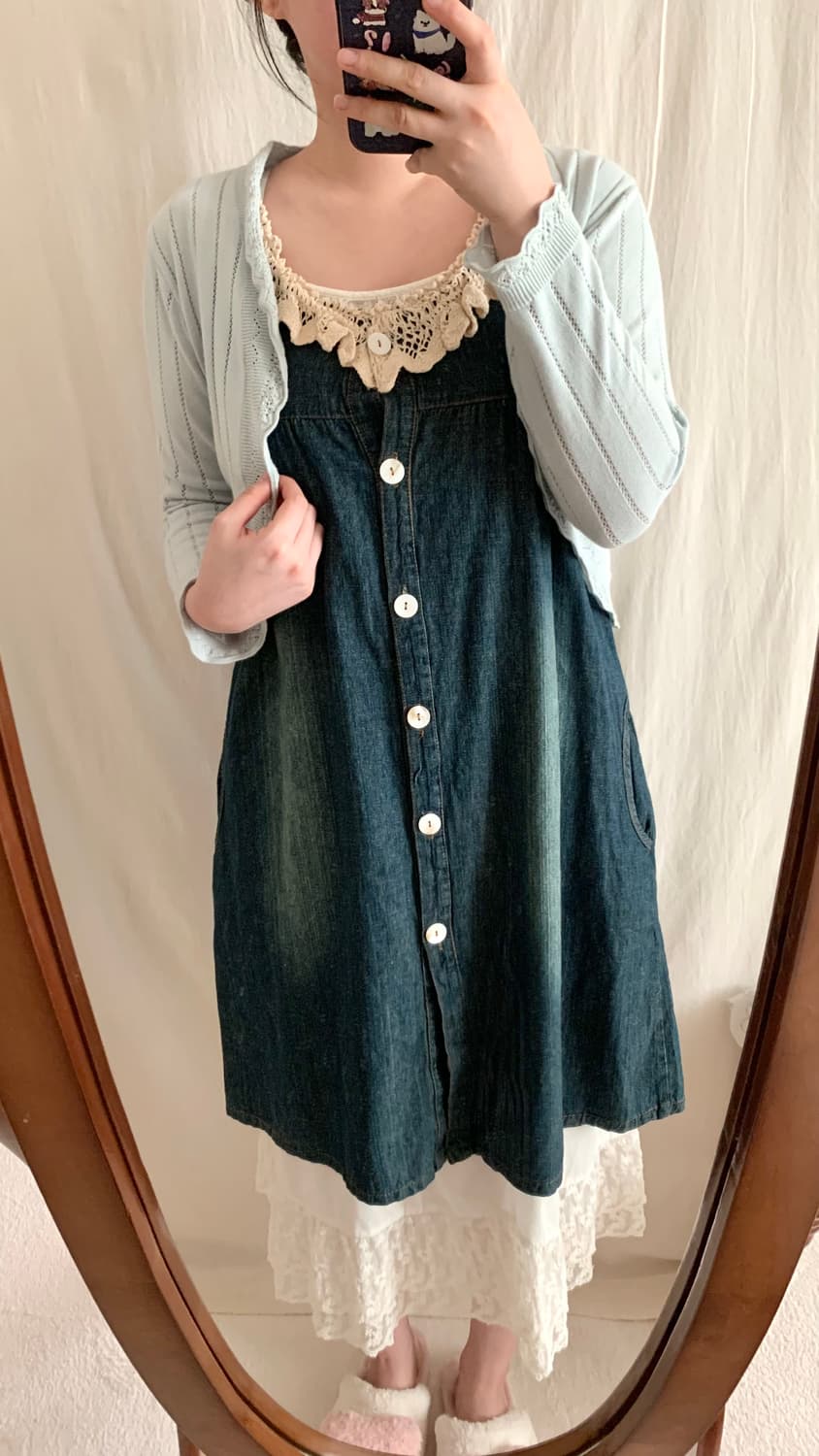 하늘 레이스 볼레로 상품이미지2