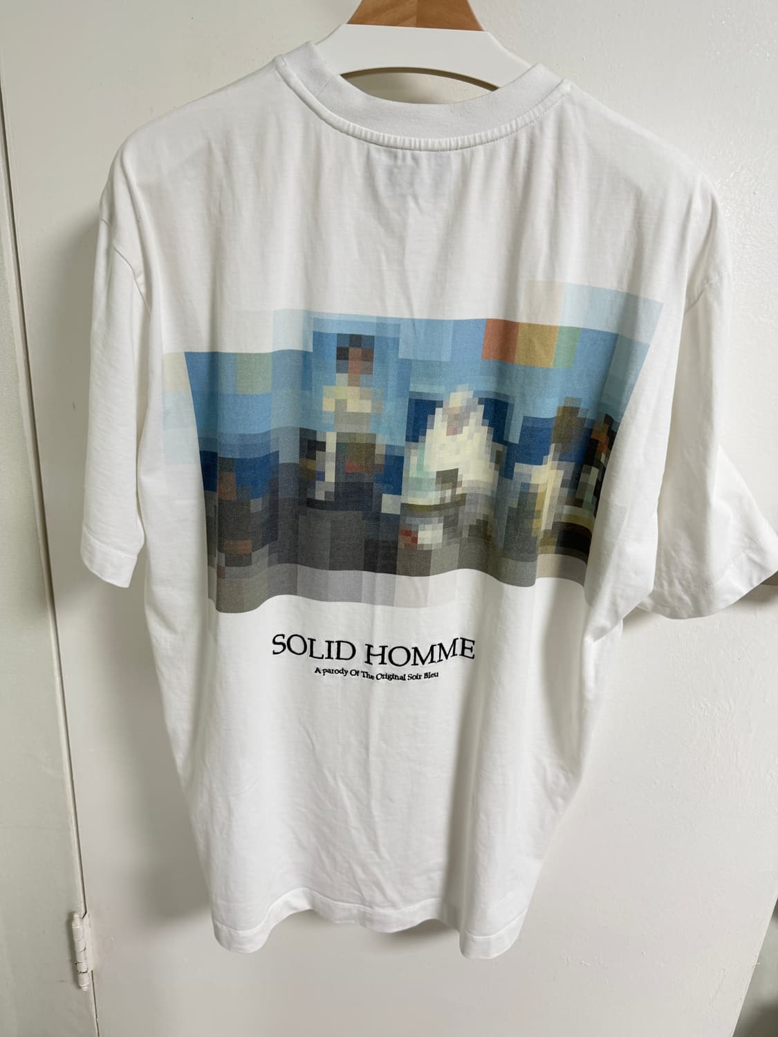 (50)솔리드옴므 반팔티셔츠 화이트 상품이미지2