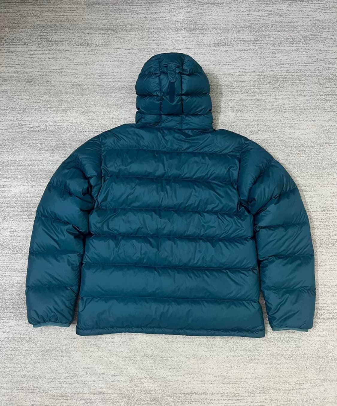 (L)몽벨 알파인 일본 빈티지 경량 다운 패딩 아쿠아블루 상품이미지4