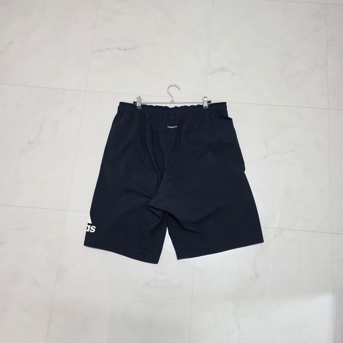 XL 아디다스 와이드 우븐 반바지 다크네이비 상품이미지2