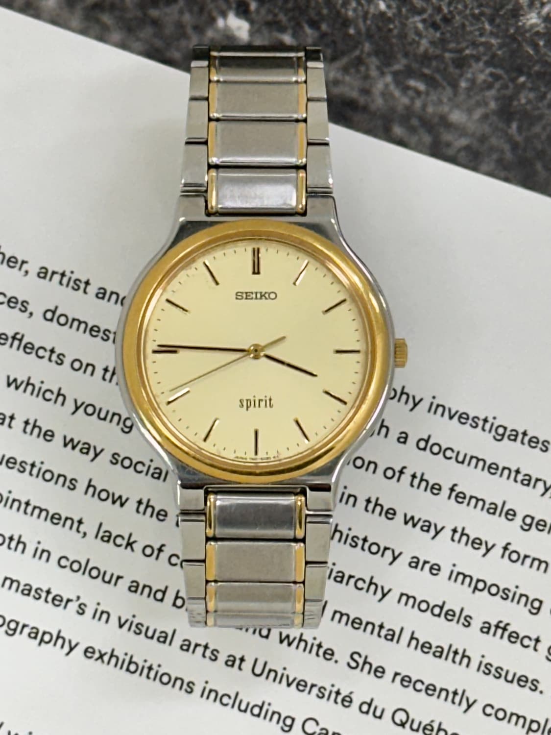 세이코 스피릿 콤비 쿼츠 시계 상품이미지3