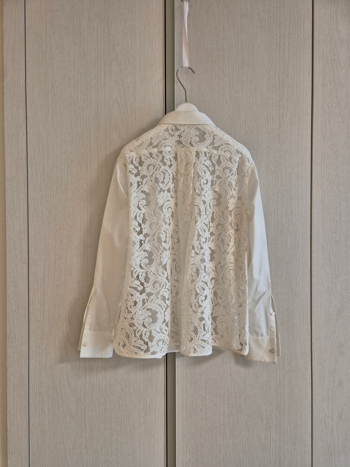 정품 사카이 레이스 셔츠 상품이미지6