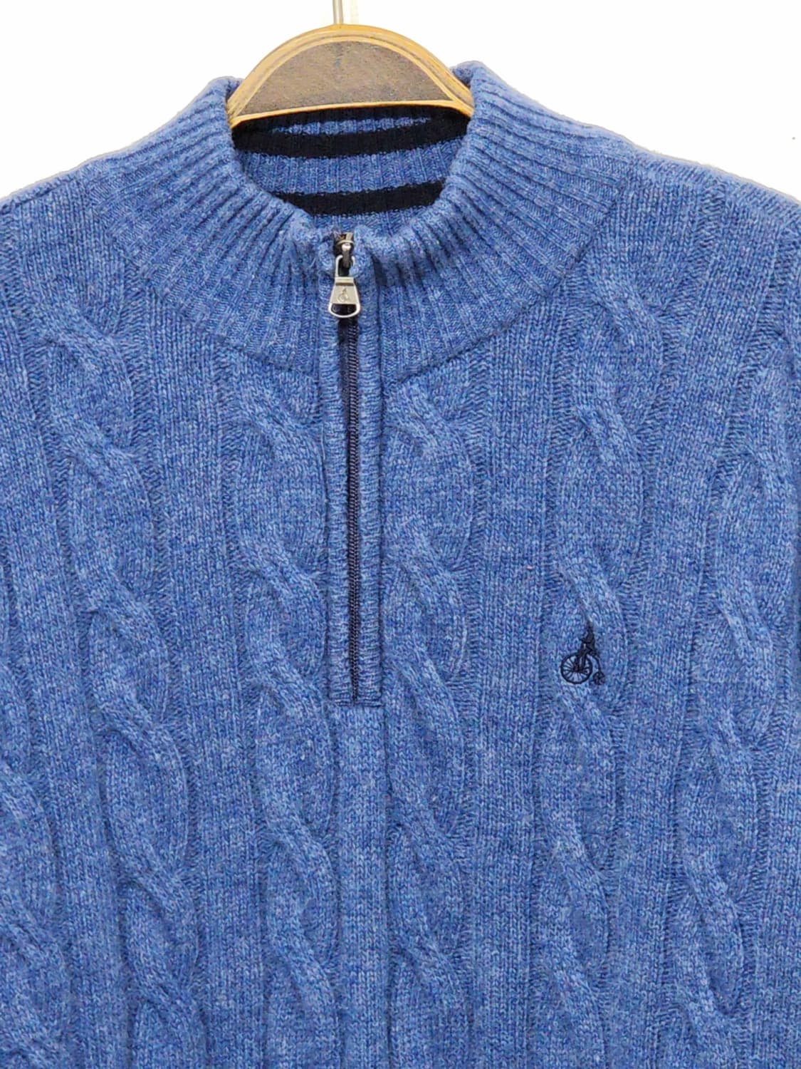 (100) 빈폴 꽈배기 니트 반집업 케이블 스웨터  상품이미지2