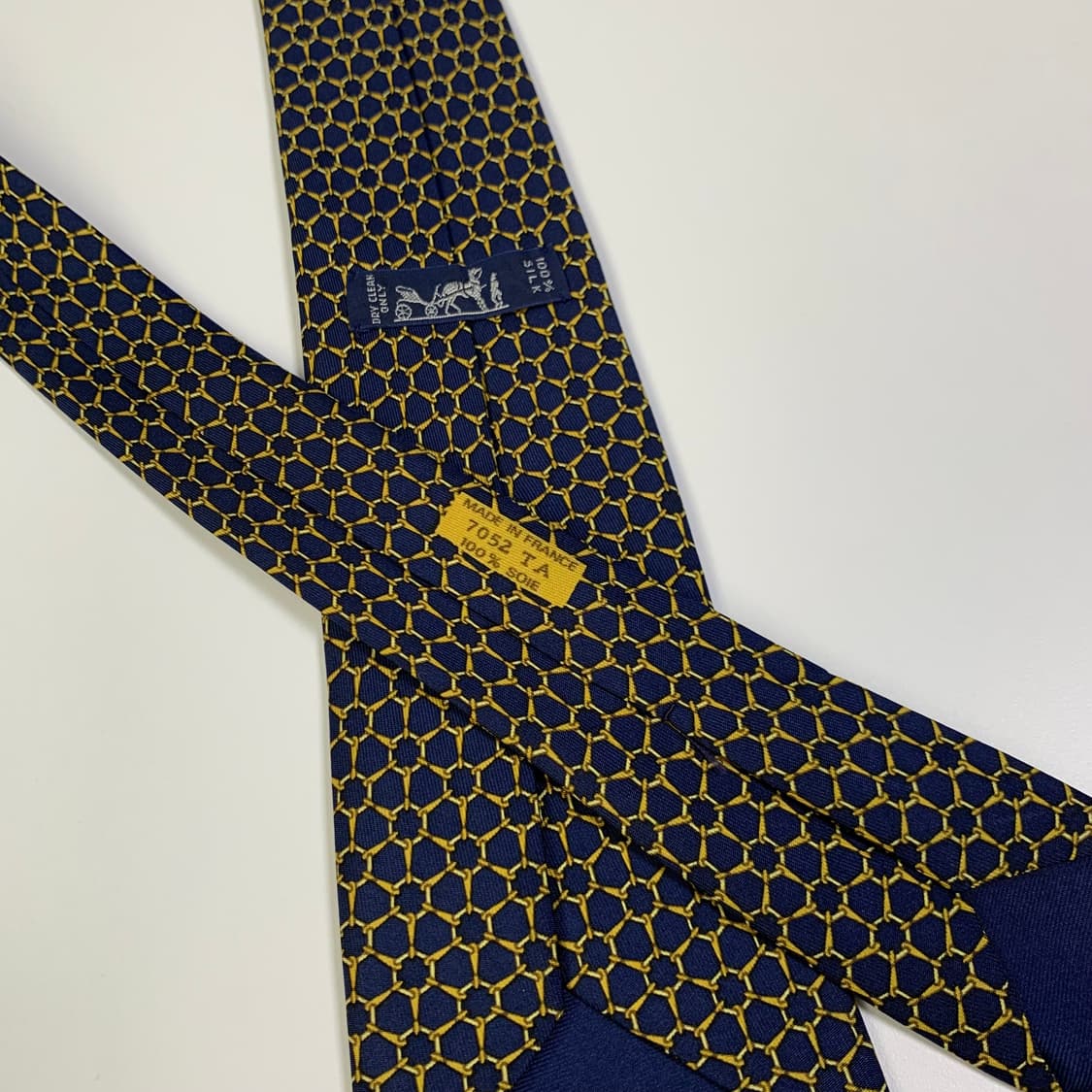 에르메스(HERMES) 프랑스 100실크 명품넥타이 A등급 상품이미지6