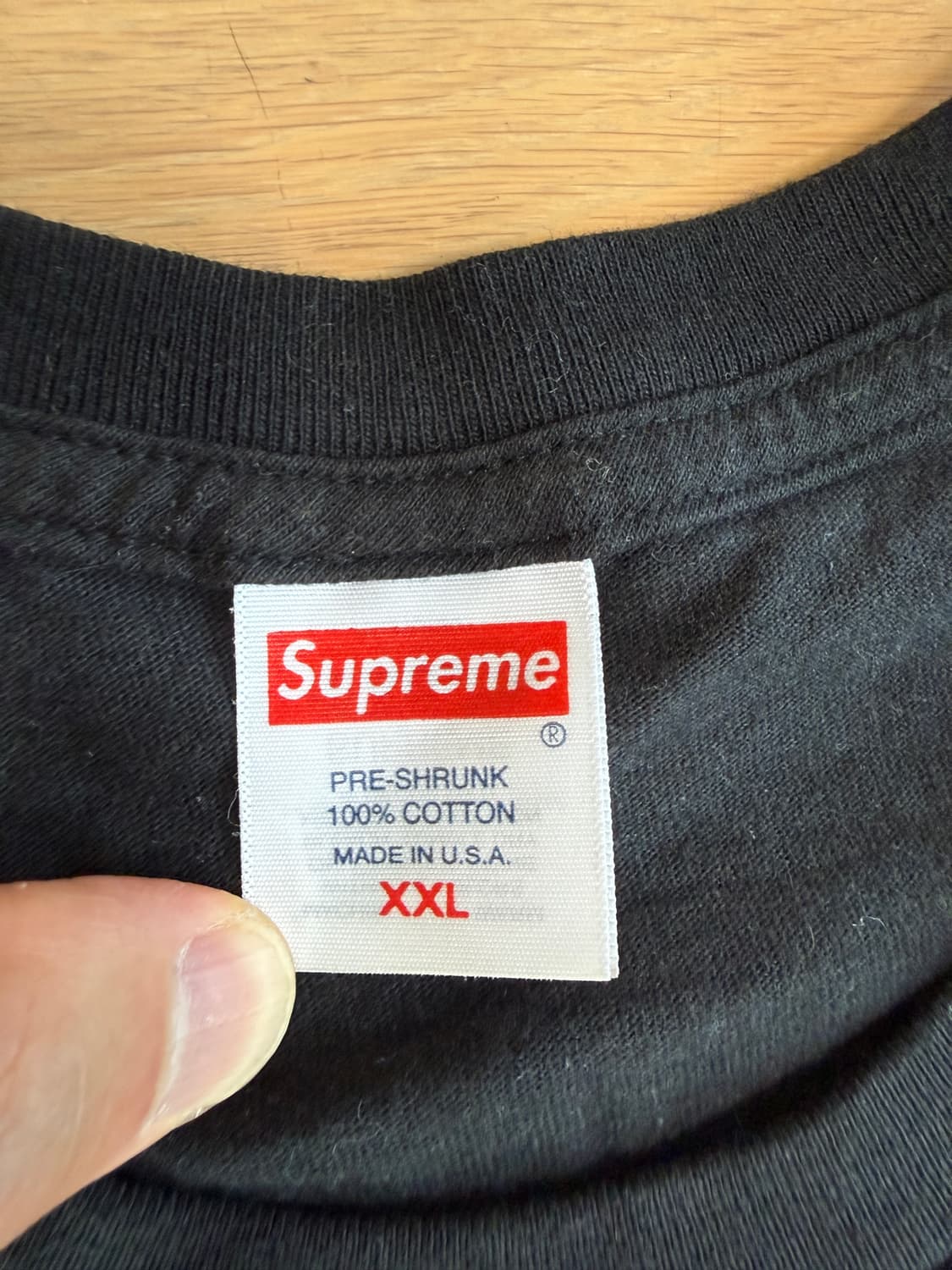[XXL] supreme 슈프림 뉴욕 반팔 티셔츠 블랙 상품이미지5