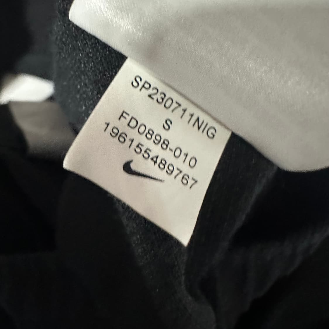 Nike 여성 플리스 폴로 크롭 BK 셋업 상품이미지8