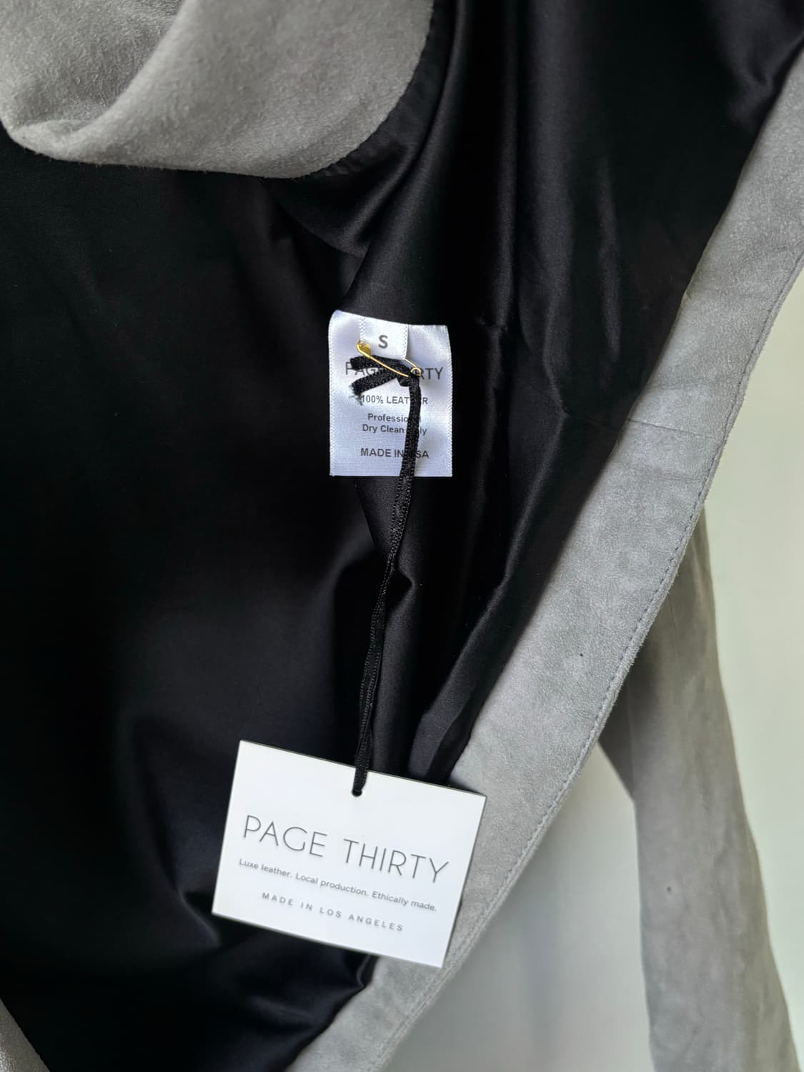 이탈리안 스웨이드 레더 자켓  상품이미지7