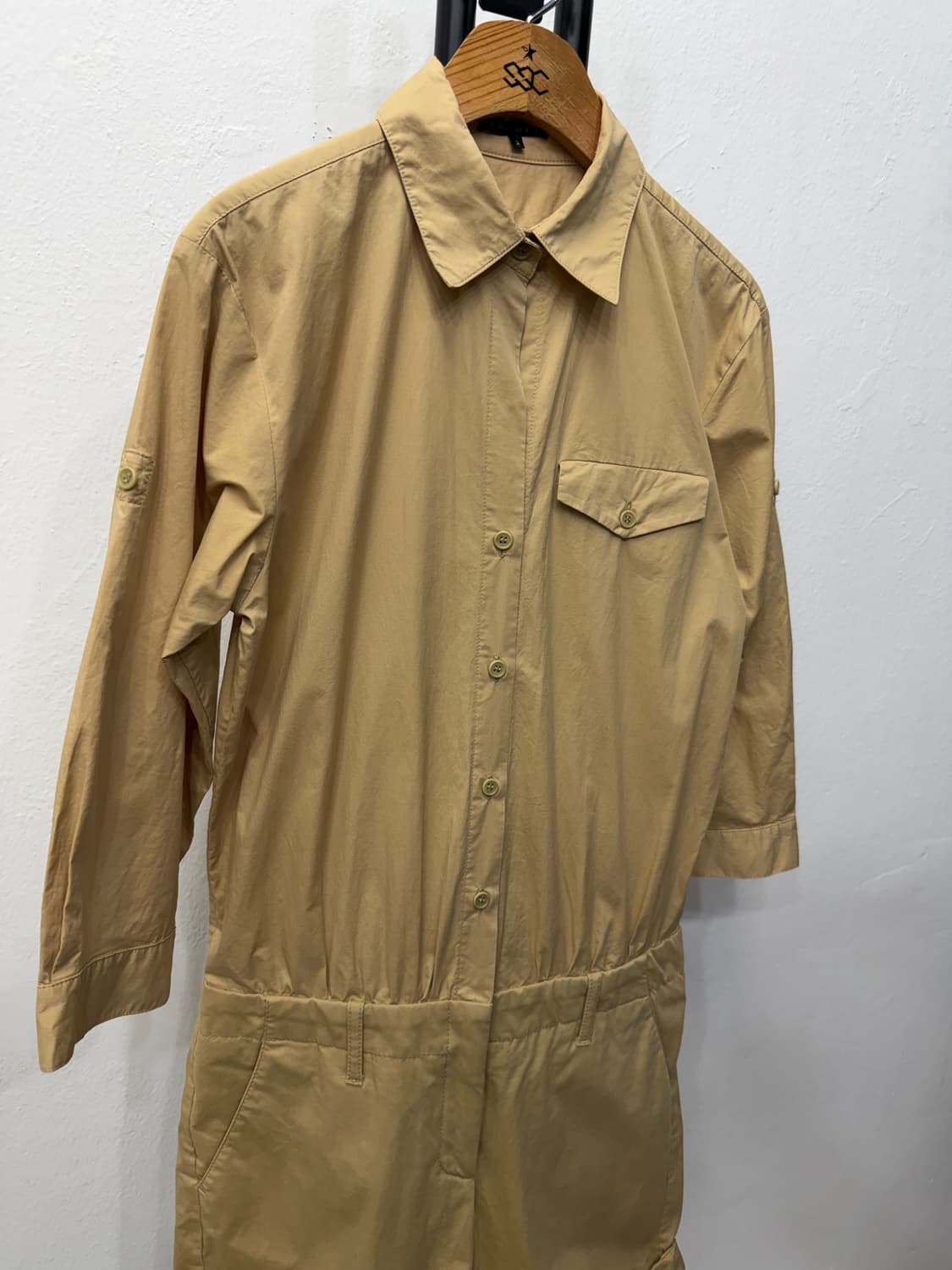 정품) 띠어리 베이지색 점프수트 2(55) 상품이미지2