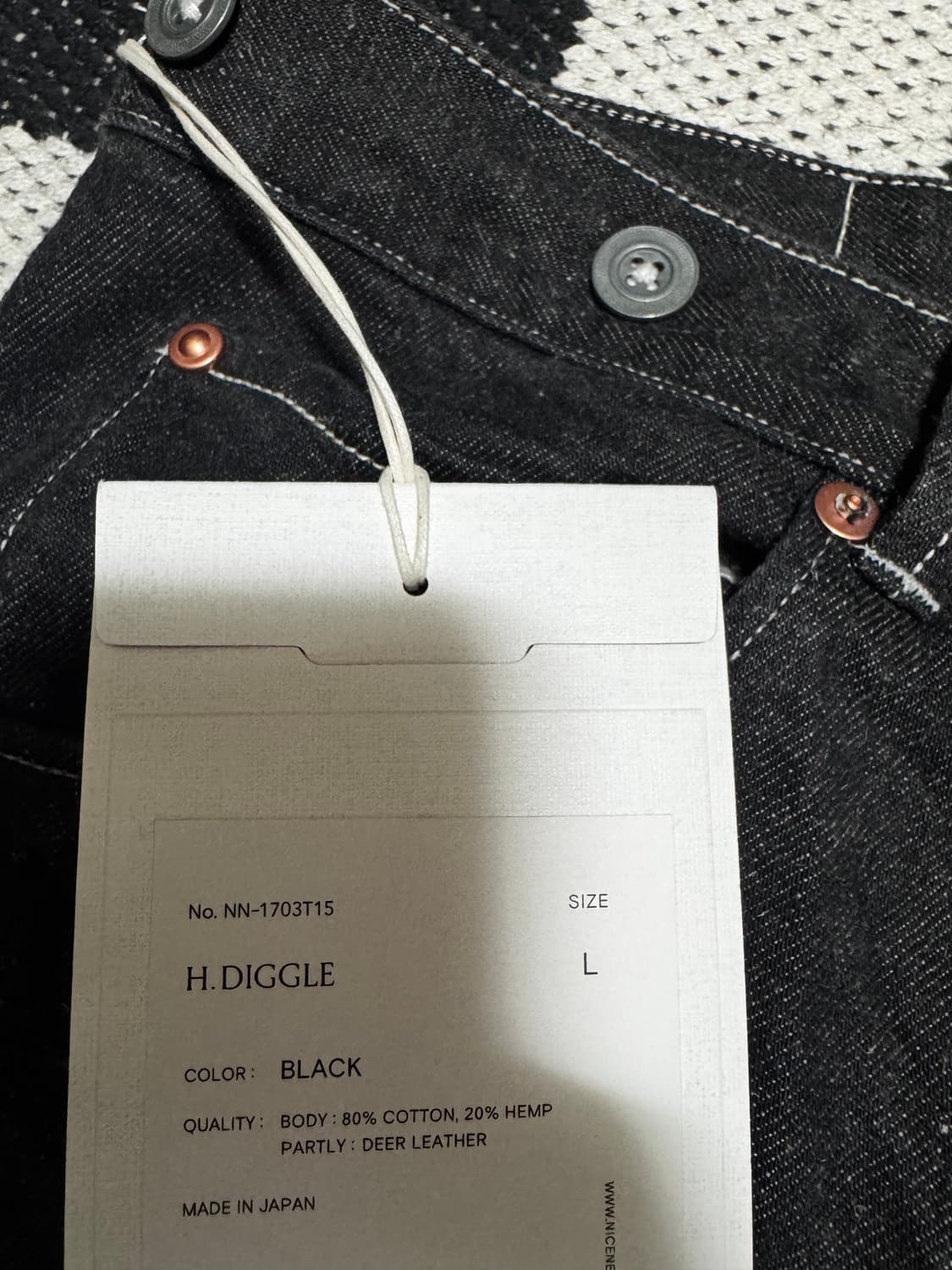 (L) NICENESS H.DIGGLE BLACK 상품이미지2