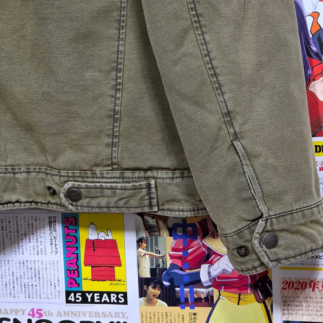 리바이스 카키 브라운 멀티포켓 누빔 자켓 상품이미지8